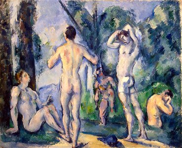 Paul Cézanne - Baigneuses (St.Petersburg, Hermitage)