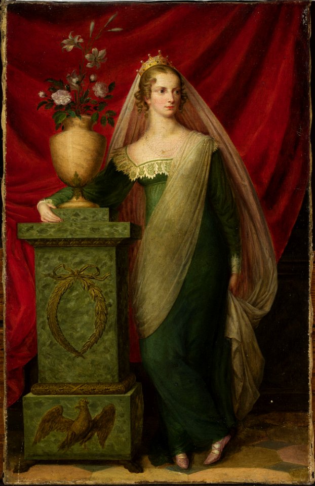 Paul Ernst Gebauer - Portrait of an unidentified princess - M.Ob.1923 MNW - National Museum in Warsaw