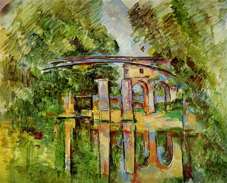 Paul Cezanne Aqueduct and Lock