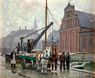 Paul Fischer - Ved Holmens Kirke