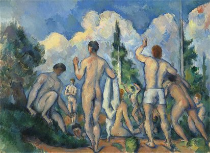 Paul Cézanne - Bathers - Google Art Project. Free illustration for personal and commercial use.