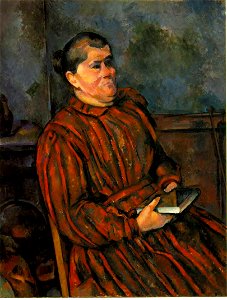 Paul Cezanne Portrait de femme Barnes. Free illustration for personal and commercial use.