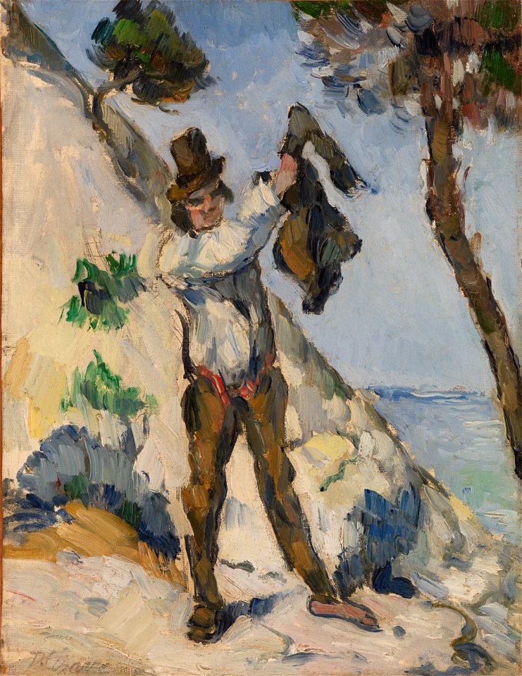 Paul Cézanne - Man with a Vest (L'Homme à la veste) - BF1134 - Barnes Foundation
