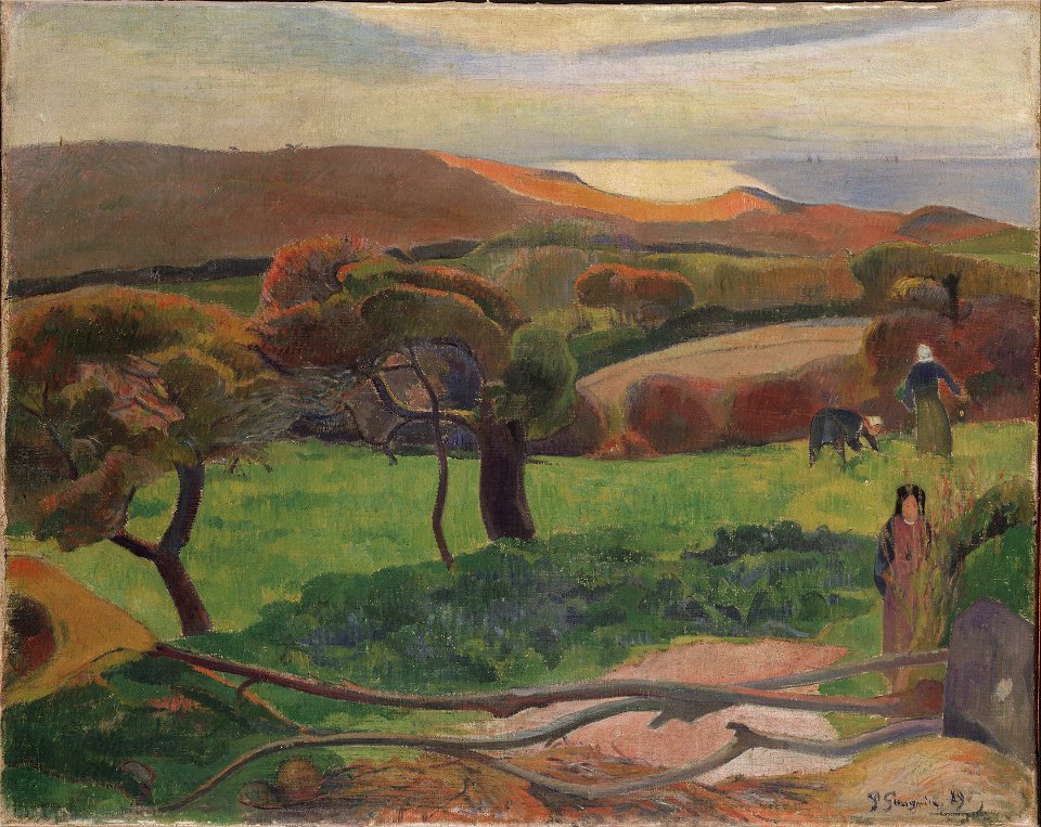 Paul Gauguin - Landscape from Bretagne - Google Art Project