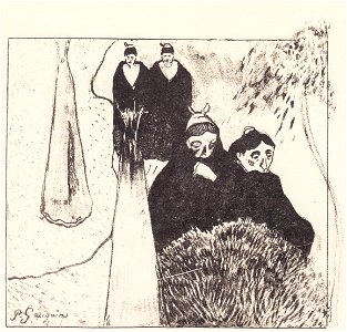 Paul Gauguin - Aus der Suite Volpini - Die alten Mädchen