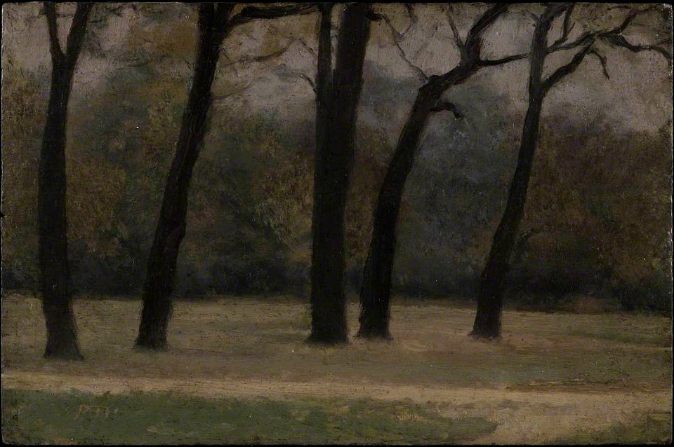 Paul Fordyce Maitland (1863-1909) - Fall of the Leaves, Kensington Gardens - T03631 - Tate