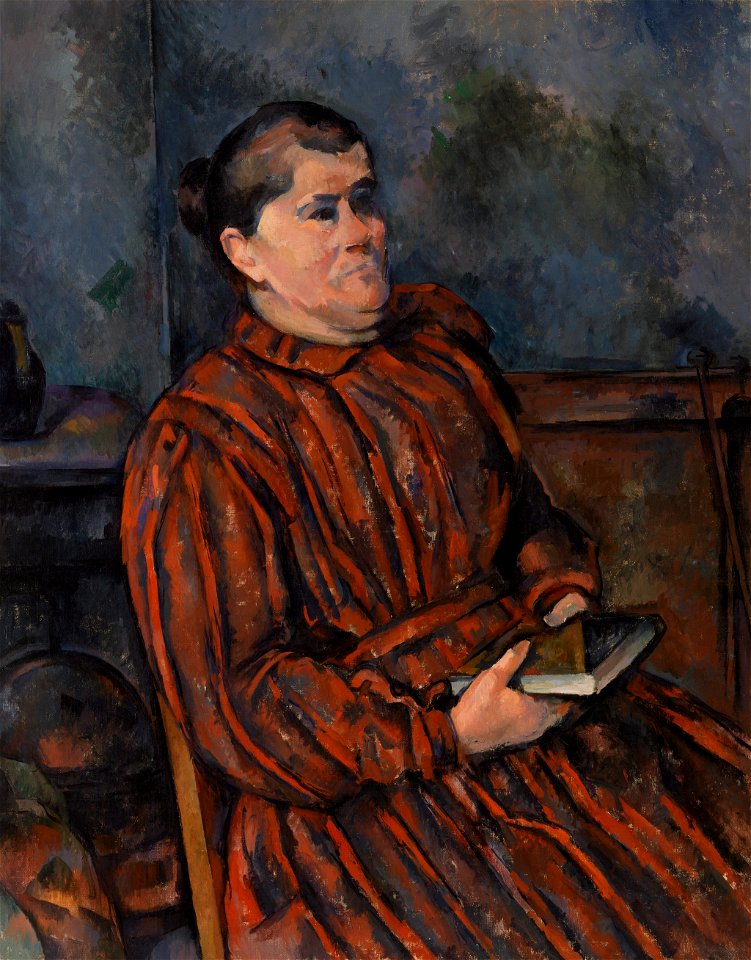 Paul Cézanne - Portrait of a Woman (Portrait de femme) - BF164 - Barnes Foundation