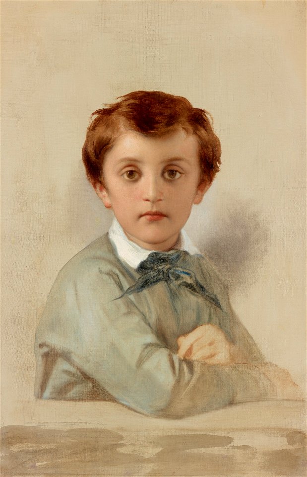 Paul Delaroche - Portrait of Philippe-Grégoire Delaroche, the Artist’s Younger Son - 2013.93.1 - Yale University Art Gallery