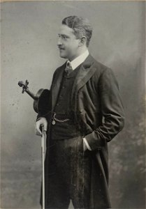 Paul Fischer (violinist) by Ludwig Grillich, 1906