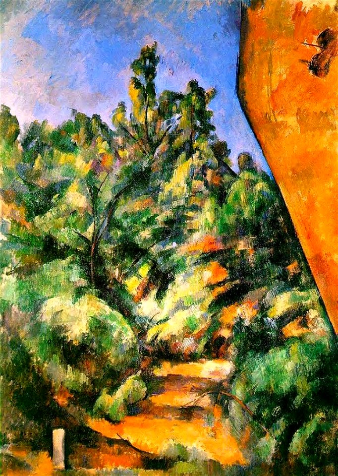 Paul Cezanne Bibemus - the Red Rock