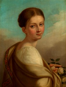 Paul Emil Jacobs (1802-66) - Princess Louise of Saxe-Gotha-Altenburg (1800-1831) - RCIN 408931 - Royal Collection