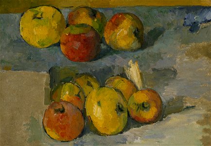 Paul Cézanne - Apples. Free illustration for personal and commercial use.