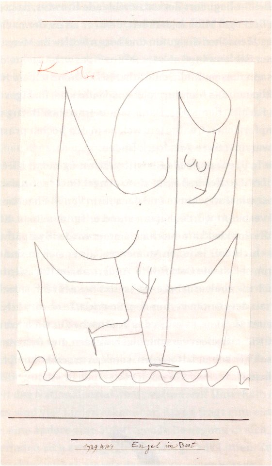Paul Klee - Engel im Boot - 1939