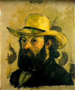 Paul Cézanne - Portrait de l'artiste au chapeau de paille - Google Art Project