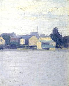 Paul Fordyce Maitland (1863-1909) - Battersea Boat Houses - T03629 - Tate