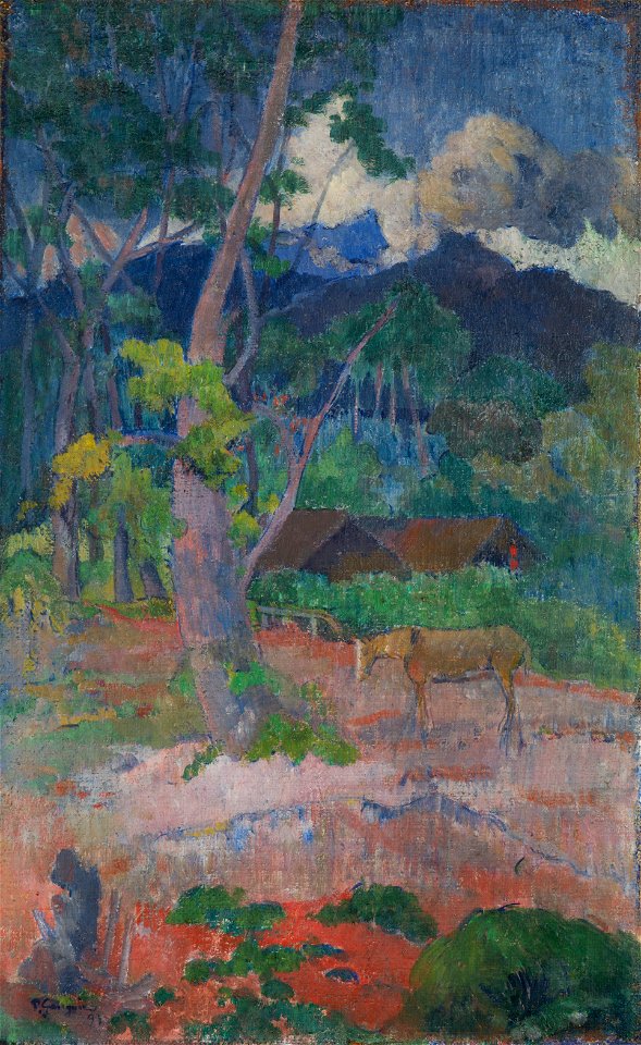 Paul Gauguin - Landscape with a Horse - 27-1974 - Saint Louis Art Museum