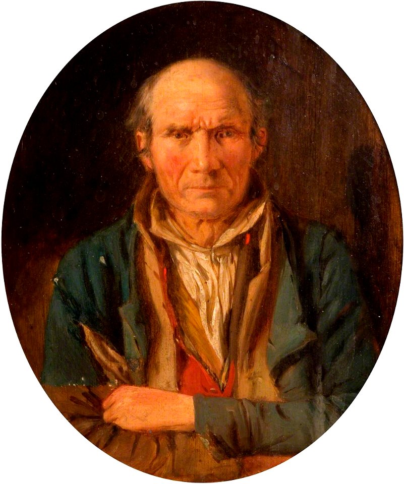 Paul Falconer Poole (1807-1879) - Portrait of a Man - 1941P454 - Birmingham Museums Trust