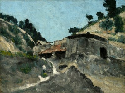 Paul Cézanne - Landscape with Water Mill - 1952.48.1 - Yale University Art Gallery