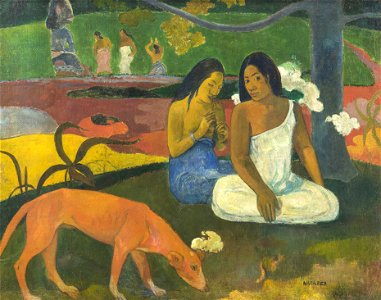 Paul Gauguin - Arearea - Google Art Project. Free illustration for personal and commercial use.