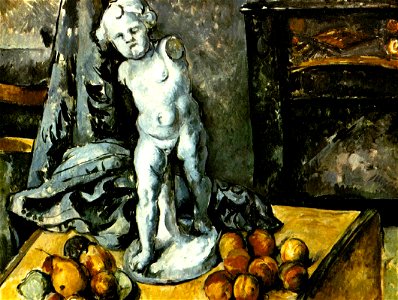 Paul Cézanne Cupido de escaiola. Free illustration for personal and commercial use.