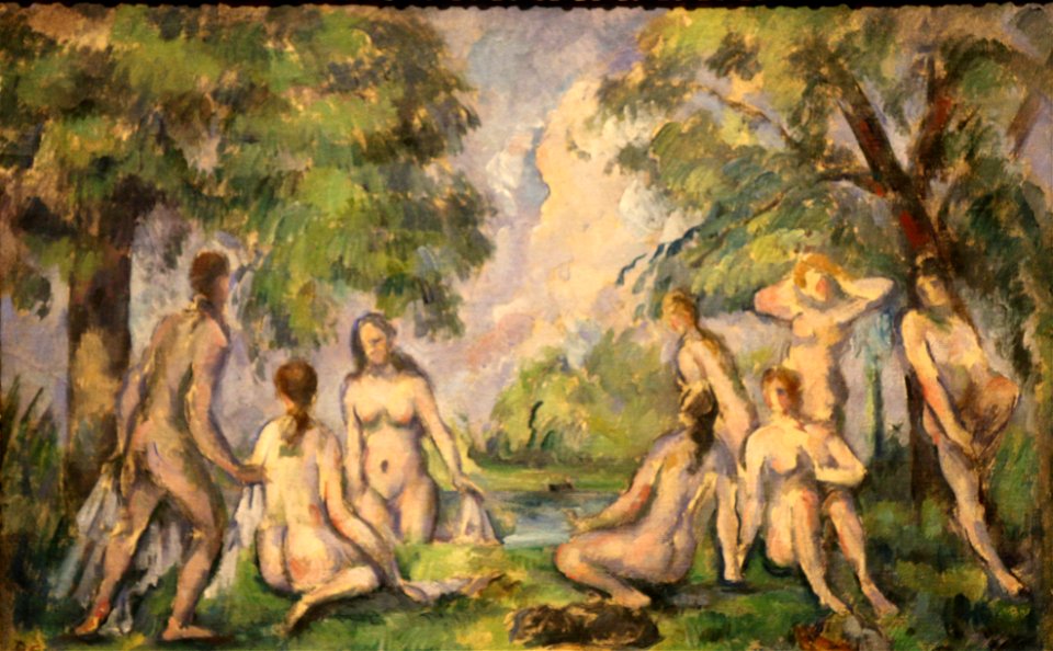 Paul Cézanne - Les Baigneuses