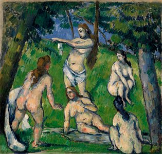 Paul Cézanne - Five Bathers (Cinq baigneuses) - BF93 - Barnes Foundation