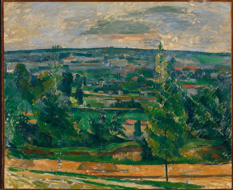 Paul Cézanne - Paysage près de Melun - Google Art Project