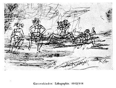 Paul Klee - Gassenkinder, 1912