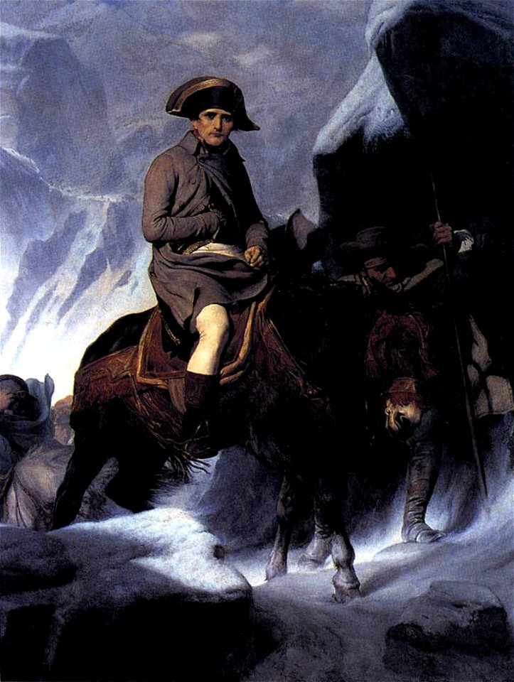 Paul Delaroche - Bonaparte Crossing the Alps - WGA6270