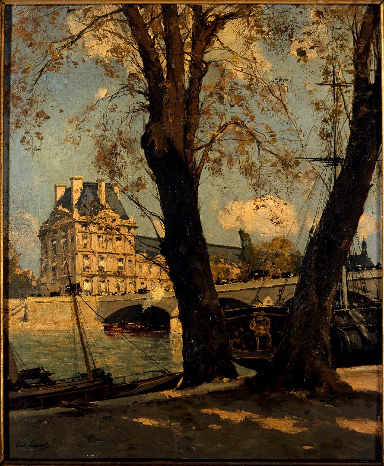 Paul Lecomte - La Frégate du pont Royal - P598 - Musée Carnavalet