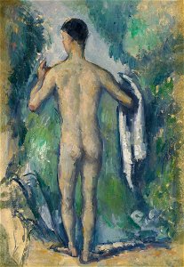 Paul Cézanne - Standing Bather, Seen from the Back - 2007.289 - Art Institute of Chicago