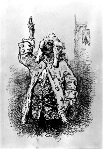 Paul Gavarni - Man in Seventeenth-century Costume - Walters 371432