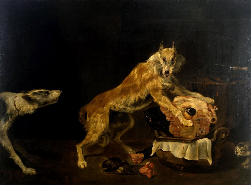 Paul de Vos - Dogs with a Bull's Head