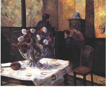 Paul Gauguin, Interieur du peintre Paris, rue Carcel (1881)