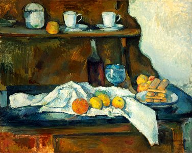 Paul Cézanne - The Buffet - Google Art Project. Free illustration for personal and commercial use.
