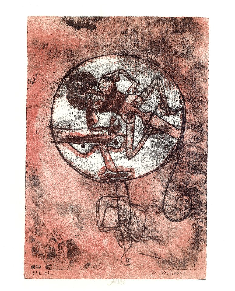 Paul Klee Der Verliebte Litho 1923