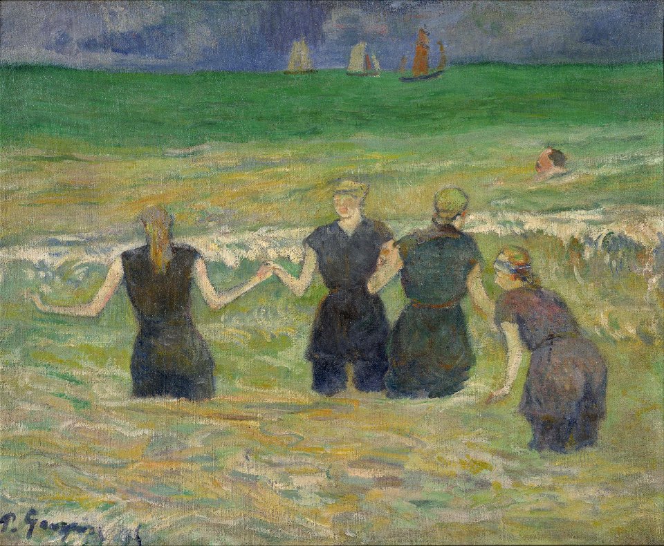 Paul Gauguin - Women Bathing - Google Art Project
