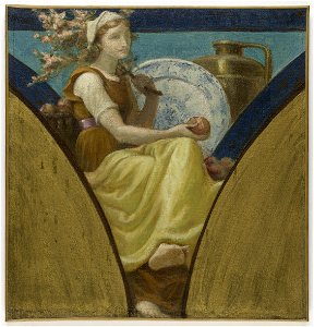 Paul Milliet - Esquisse pour la salle des fêtes de l'Hôtel de Ville de Paris , Normandie (Voussure) - PPP4189 - Musée des Beaux-Arts de la ville de Paris