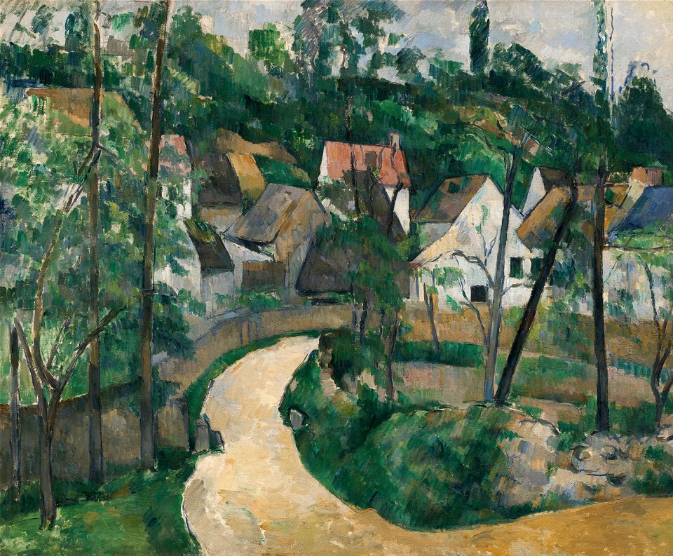 Paul Cézanne - Turn in the Road - Google Art Project