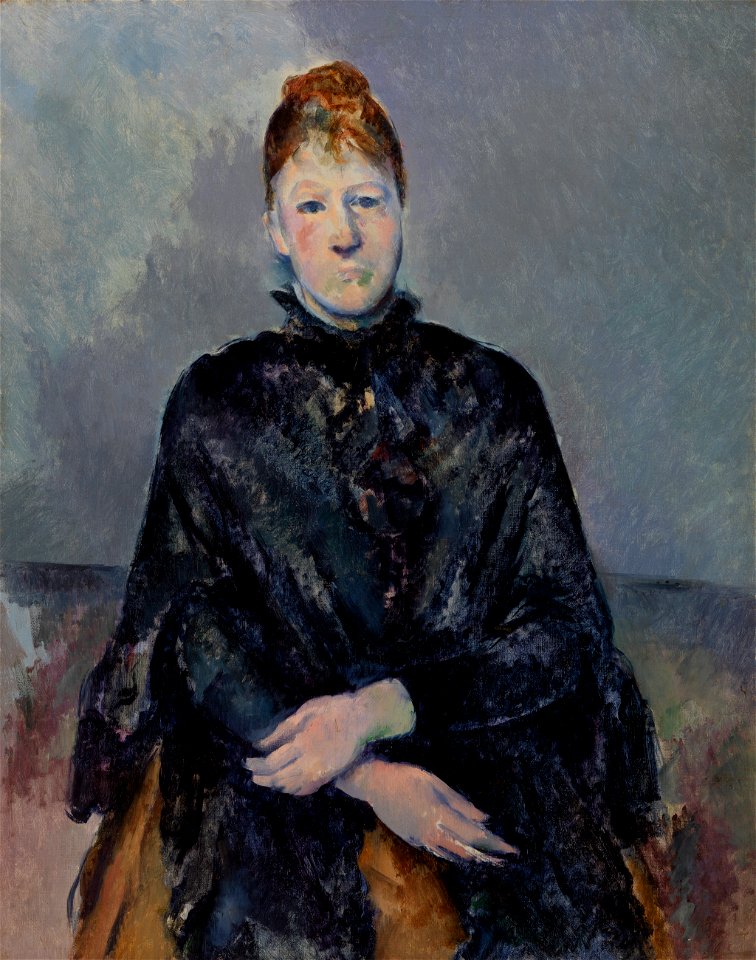 Paul Cézanne - Madame Cézanne (Portrait de Madame Cézanne) - BF710 - Barnes Foundation