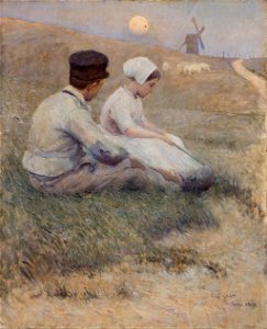 Paul Graf - A proposal in Picardy - Google Art Project