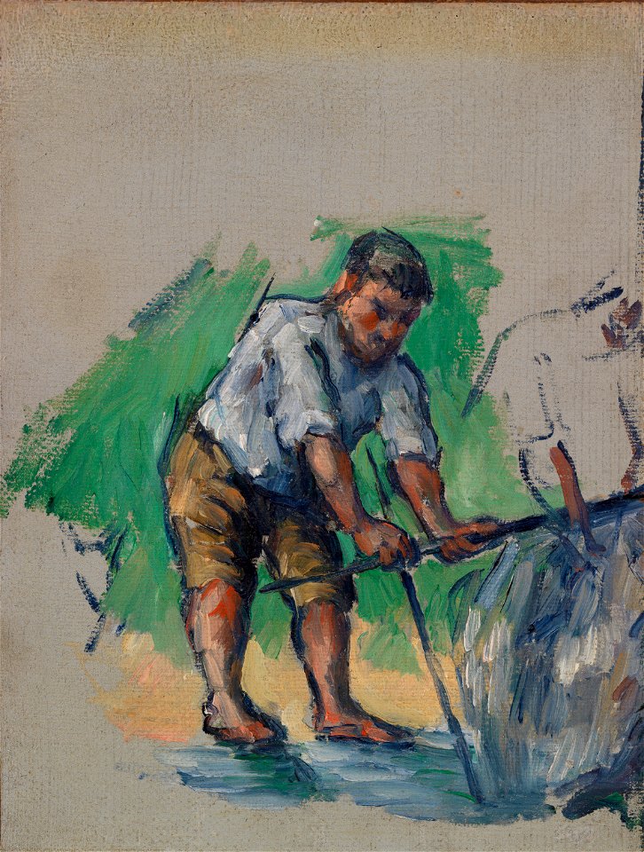 Paul Cézanne - The Well Driller (Le Foreur) - BF1169 - Barnes Foundation