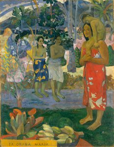 Paul Gauguin Ia Orana Maria (Hail Mary) The Metropolitan Museum of Art1. Free illustration for personal and commercial use.