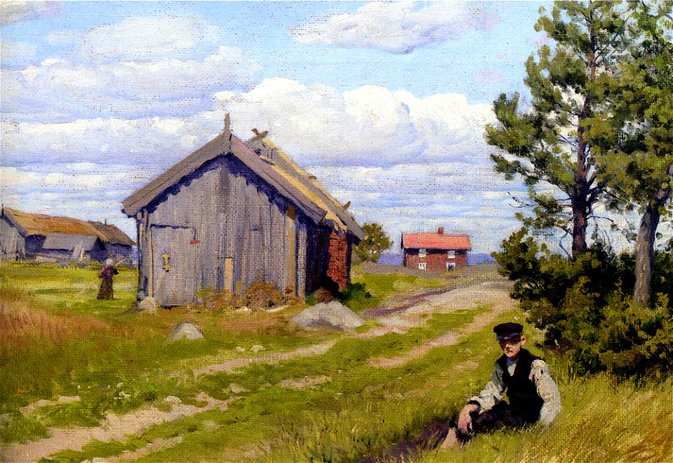 Paul Fischer Landidyl (Farmyard)
