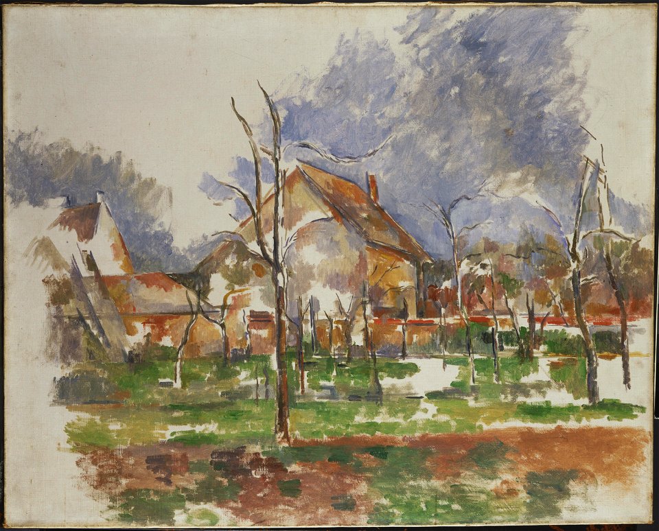Paul Cézanne - Winter Landscape, Giverny