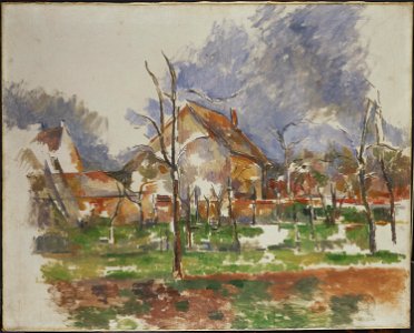 Paul Cézanne - Winter Landscape, Giverny