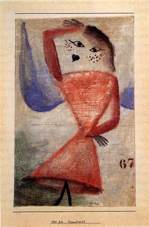 Paul Klee ~ Fragment Nr. 67 ~ 1930
