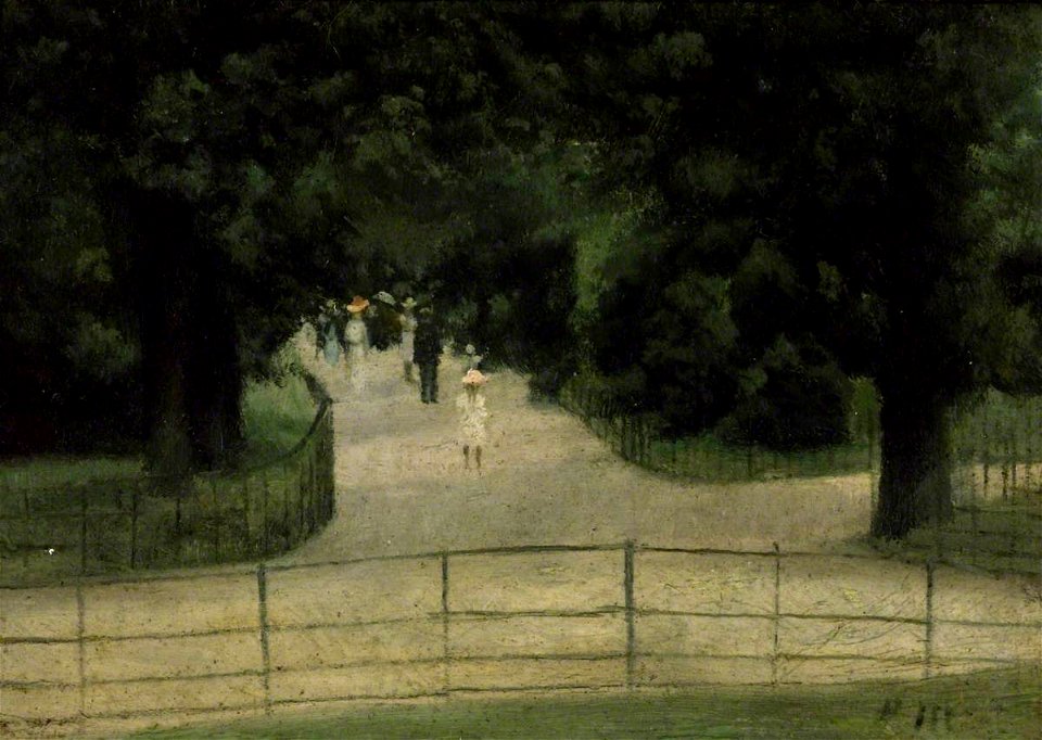 Paul Fordyce Maitland (1863-1909) - The Flower Walk, Kensington Gardens - T03633 - Tate