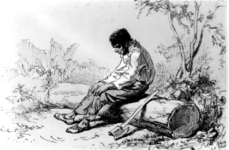 Paul Gavarni - Woodcutter - Walters 371437