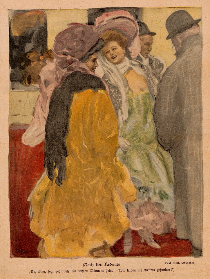 Paul Rieth - Nach der Redoute, 1909